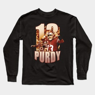 13 brock purdy vintage fan art Long Sleeve T-Shirt